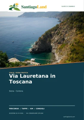 Copertina della guida Via Lauretana in Toscana
