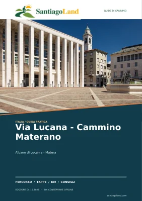 Copertina della guida Via Lucana - Cammino Materano