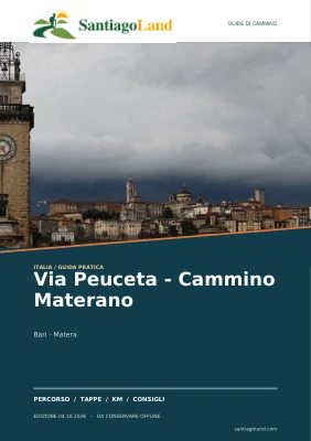 Copertina della guida Via Peuceta - Cammino Materano