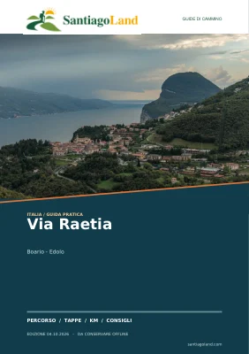 Copertina della guida Via Raetia