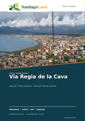 Copertina della guida Via Regia de la Cava