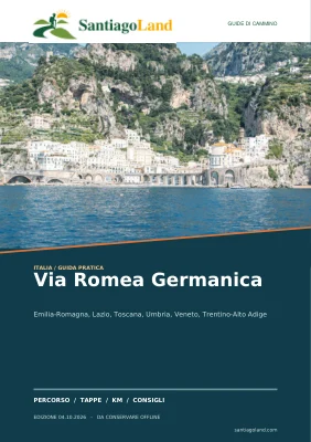 Copertina della guida Via Romea Germanica