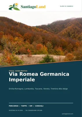 Copertina della guida Via Romea Germanica Imperiale