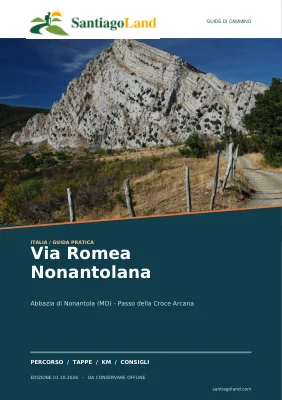 Copertina della guida Via Romea Nonantolana
